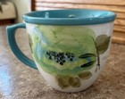 Pioneer Woman Vintage Bloom Floral Teal Pattern Coffee tea Mug 16 Oz - Preowned 