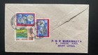 1970s Ceylon To Nepal Airmail Cover   Mixed Franking With Education  Wildlife  