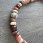 African Carnelian   Agate Stone Beads Strand-hand-drilled 