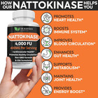 Pure 4 000 Fu Nattokinase Supplement   400mg Authentic Japanese Natto Extract   