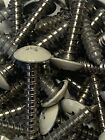 100 Qty  8 X 1    Truss Head Stainless Phillips Hd Wood Screws With White Paint  