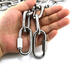6 56ft M6 Chain 2 Pc M6 Quick Link Stainless Steel Chain Industrial Rope Chain