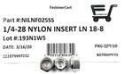  50  1 4-28 Stainless Steel Nylon Insert Lock Nuts - Fine Thread Unf 1 4-28