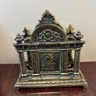 Vintage Heavy Brass 2 Slots Letter Holder  5 5  L By 5  T  Made In Japan 