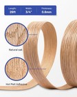 Red Oak Edge Banding 3 4 Inch X 25 Ft Real Wood Veneer Plywood Edge Banding I   