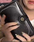 Women Ladies Leather Long Wallet Card Holder Purse Handbag Clutch Rfid Blocking