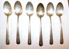 Lot Of 6 Towle Sterling Silver Candlelight Teaspoons Spoons Mono B