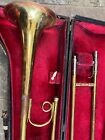 Getzen Super Deluxe Trombone With Hard Case And Mouthpiece  Made In Usa