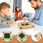 4-player 10 Number Shut The Box Dice Game  Family Party Porch Pub Bar Board Game