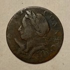 1787 Connecticut Copper  M 4-l     Horned Bust  Nice Original  Popular Variety 