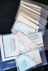 1929-1960 s National Geographic Maps Lot Of 134 Pieces