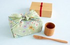 Furoshiki Wrapping Cloth Japanese Cherry Blossom Adeline Klam 50cm Kyoto Green