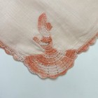Linen Crocheted Lace Bridesmaid Handkerchief Wedding Cottage Core Granny Vintage