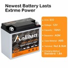 Ytx20l-bs Battery Agm Sla Replacement Etx20l- Bs Ytx20l-bs Gtx20lbs Motorcycle