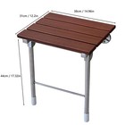Wall Mounted Folding Shower Seat Bench For Home Bathroom 14 9 x12 2  Foldable
