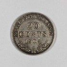 1904 H Newfoundland 20 Cent  925 Silver