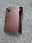 Vtg Antique Singer Treadle Sewing Machine Cabinet Table Wood Bottom Belly Pan