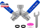 Garden Hose Splitter 2 Way Heavy Duty 304 Stainless Steel Water Hose Splitter