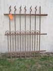 Antique Victorian Iron Gate Window Garden Fence Architectural Salvage Door  317