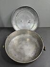 Vtg Hammered Non-magnetic Metal Chafing Dish  possibly Copper  
