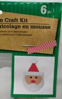 Christmas Decorations Foam Craft Kit Makes 6   Santa   New  