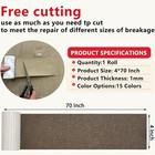Linen Repair Tape 4x70 Inch Self-adhesive Couch Patch Repair Fabric Patch For Fu