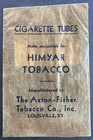 Us 1933 Sc  Rh3 Cigarette Tubes Stamp Used On Empty Himyar Tobacco Tube Pkg 