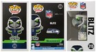 Walter Jones Signed Seahawks Blitz Mascot Nfl Funko Pop Doll  315 W hof  ss Coa 