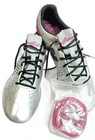 New Balance Women s Sprint Spikes Sz 9 5 Silver Magenta Track   Field Shoes