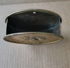 Vintage Brass Round Made In England Match Stick Letter Holder