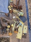 Lot Of Vintage Antique Ornate Brass Door Hardware Knobs And Plates