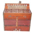 Vtg Hohner Accordion Germany Grand Prix 29 Button Musical Instrument Worlds Fair
