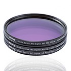 Ultimaxx 3 Piece Multi Coated Hd Filter Kit  uv  Cpl  Fld  For Canon Nikon Sony