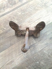 Antique Vintage Navy Style 10 Pound Boat Anchor Cast Iron Oxidized Man Cave Deco