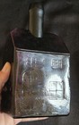 Vintage Clevenger Purple Glass E g  Booz   s Old Cabin Whiskey Decanter Bottle