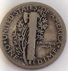 1924 P Mercury Silver Dime Circulated Good G   Very Good Vg