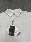 Callaway Nwt Polo Shirt Opti-dri Golf Tradewinds Heather Gray Shirt M