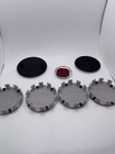 7pcs 50th Anniversary For Bmw Emblem Centre Caps Badges Set 82mm 74mm 68mm 45mm