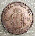1883 Sweden 25   re Very Fine Silver Coin
