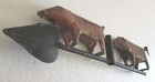 Antique Vintage Iron Two Pigs Weather Vane Hand Made Weathervane