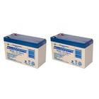 Power-sonic 2 Pack - 12v 9ah Battery Apc Back-ups Xs1500 Rbc109 Ps-1290