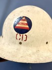 Wwii U s  Civil Defense Steel Helmet Original Cd Decal Air Raids