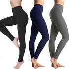 3-pack Women s High Waist Stretchy Yoga Leggings  Mixed Color 210g Workout Pants