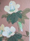Vintage Chinese Painting On Silk Good Condition Grasshopper Flowers Unframed  11