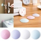 4-pack Wall Protector Pads Self Adhesive Rubber Door Handle Bumper Stopper Guard