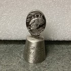 Hopewell Rocks Canada Souvenir Thimble     Engraved Metal Design  0 8 Oz