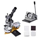 50mm 2inch Square Fridge Magnet Making Machine Kit   100 Sets Magnet Consumables