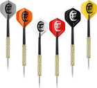 18 Pack Steel Tip Darts Set Metal Darts For Dartboard