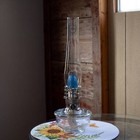 Aladdin Genie Iii Oil Lamp  Indoor Emergency Lighting  Glass Bowl  Metal Burner