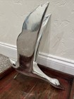 Rare Vtg Flying Goose Hood Ornament 1930s  Grey Goose Liquor Ornament  